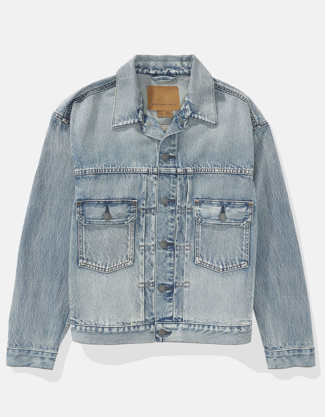 Casaca en Denim Trucker Ae - Generico 0106_1785_482_f