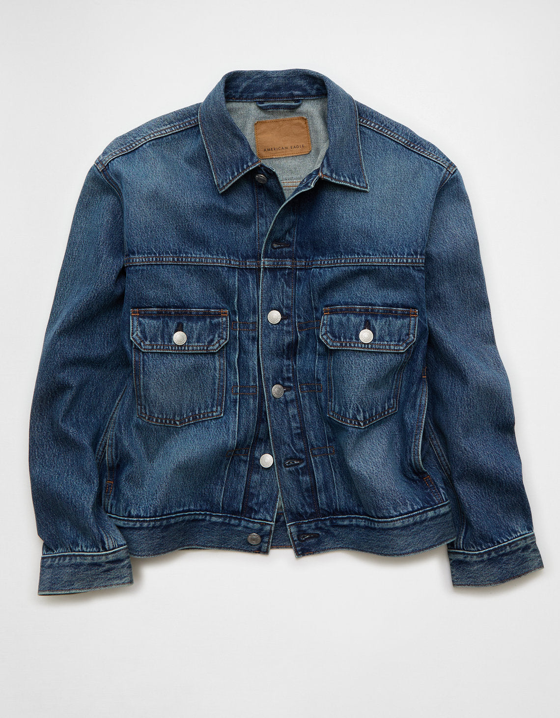 Chaqueta Trucker en Denim Ae - Azul 0106_1846_400_f