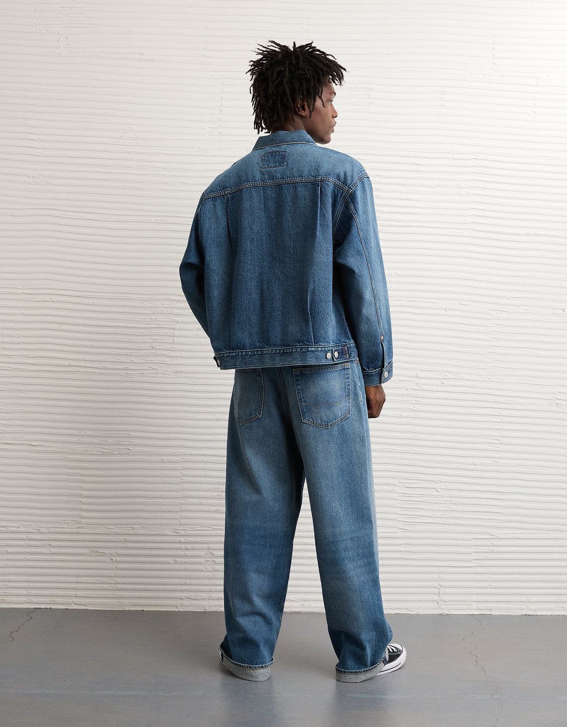 Chaqueta Trucker en Denim Ae - Azul 0106_1846_400_ob