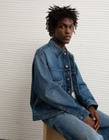 Chaqueta Trucker en Denim Ae - Azul 0106_1846_400_of