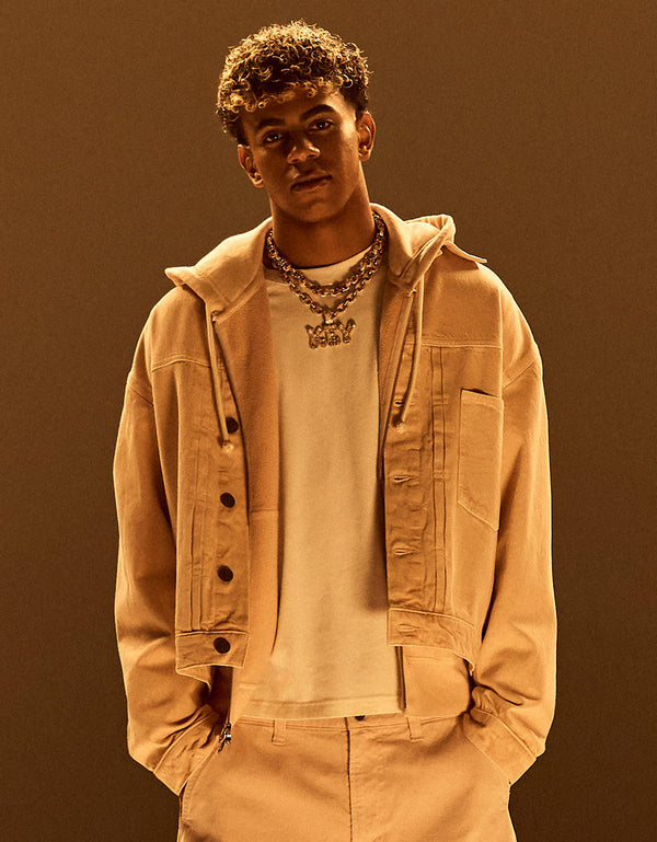 Chaqueta Denim de mezclilla para hombre. - Rosa