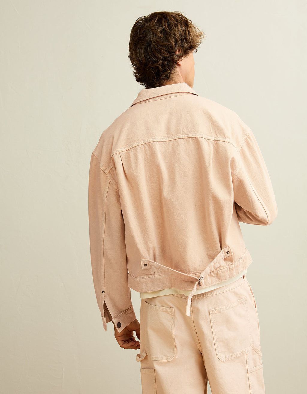 Chaqueta Denim de mezclilla para hombre. - Rosa 0106_1922_615_ob