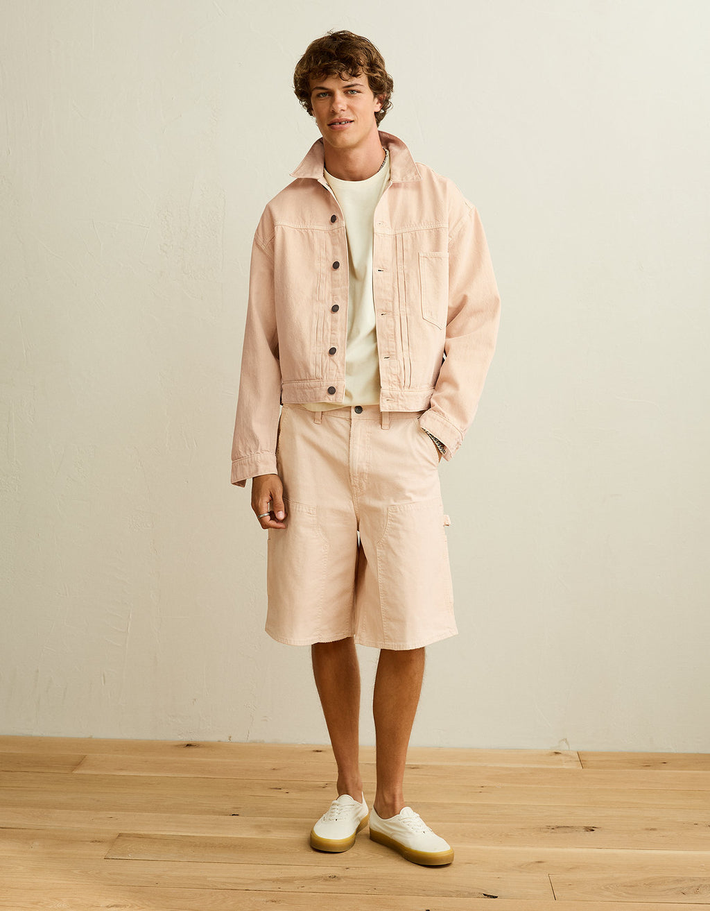Chaqueta Denim de mezclilla para hombre. - Rosa 0106_1922_615_os
