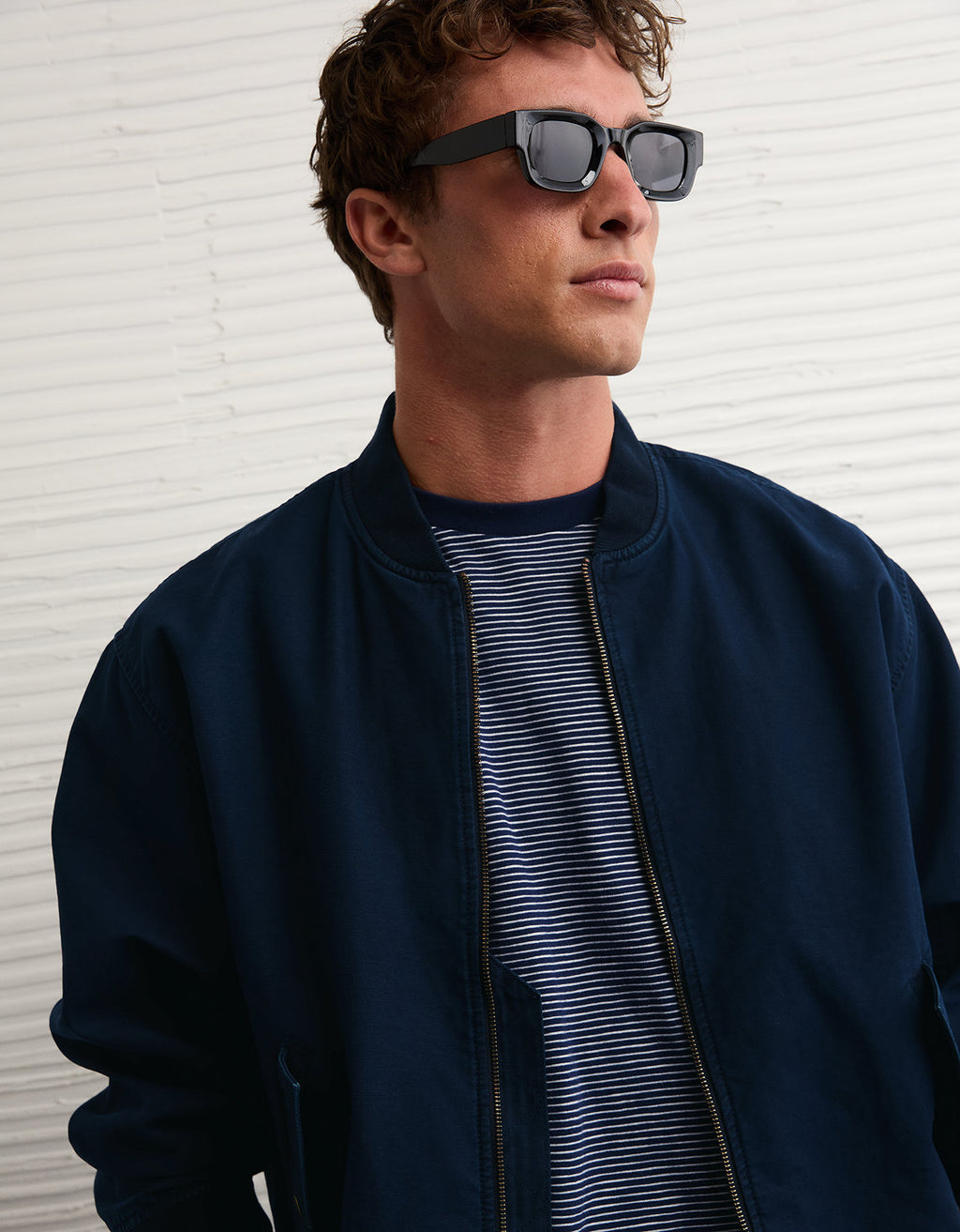 Chaqueta Bomber Ae - Azul 0108_1819_410_d2