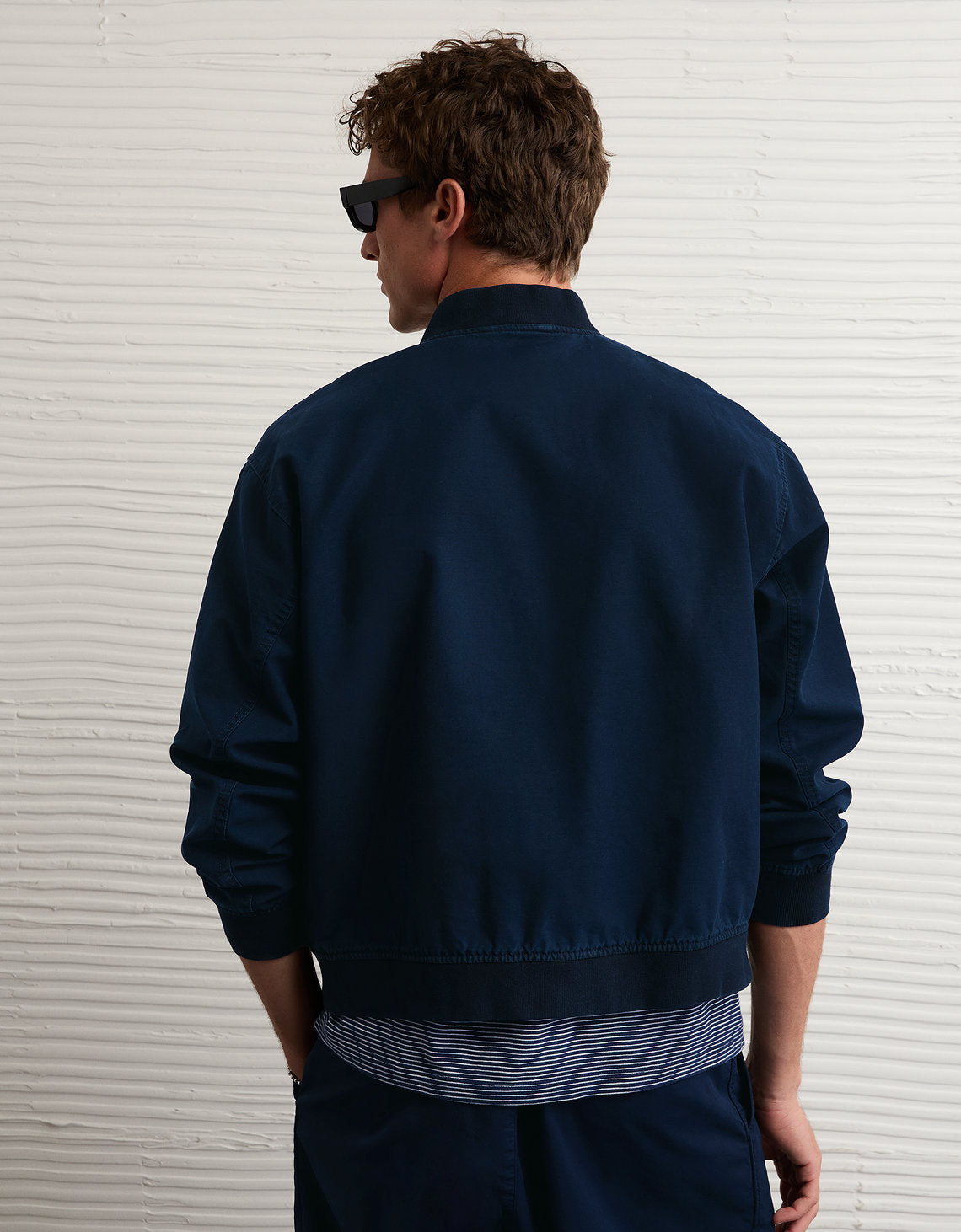 Chaqueta Bomber Ae - Azul 0108_1819_410_ob