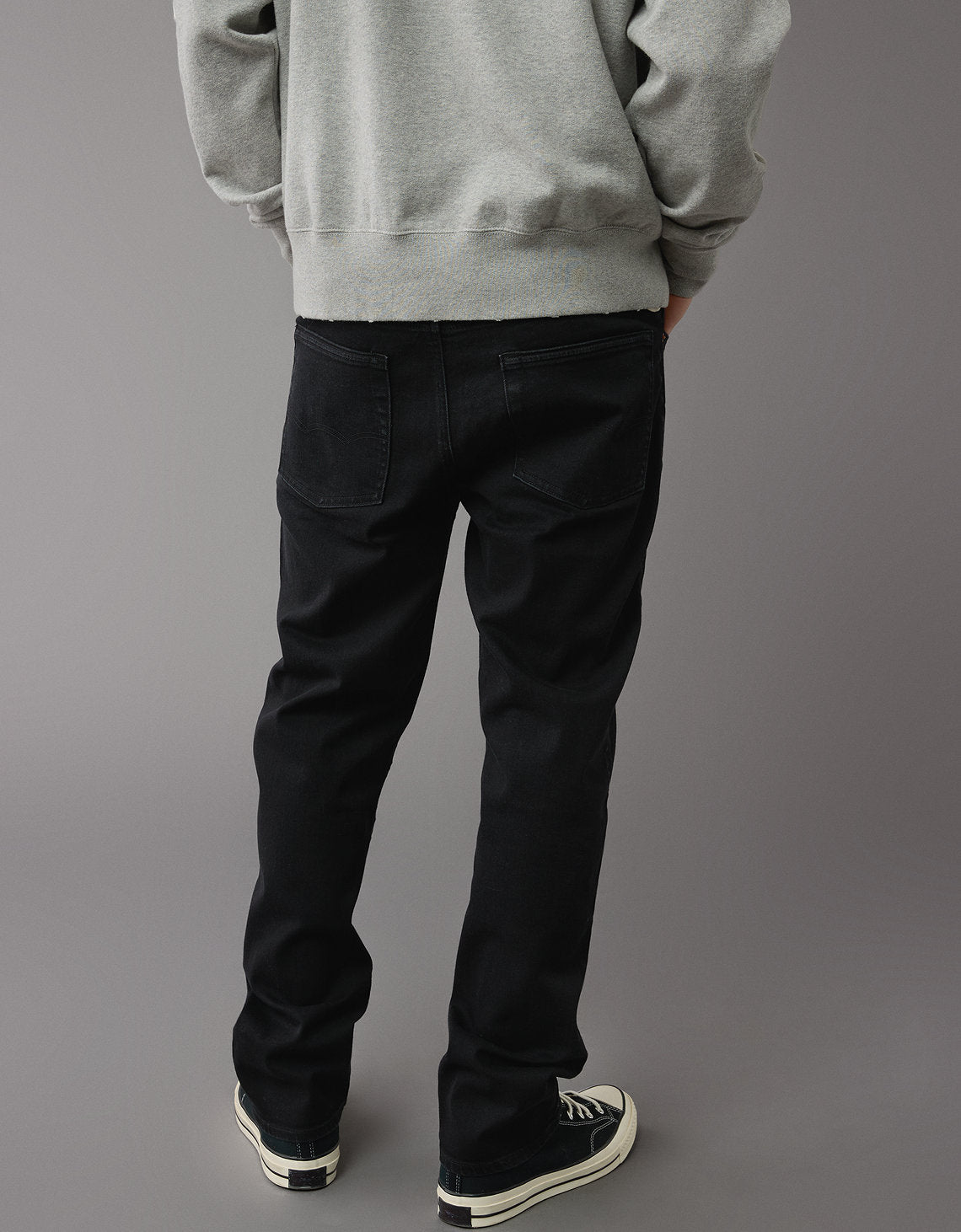 Jean Original Straight Ae - Negro 0111_7058_055_ob