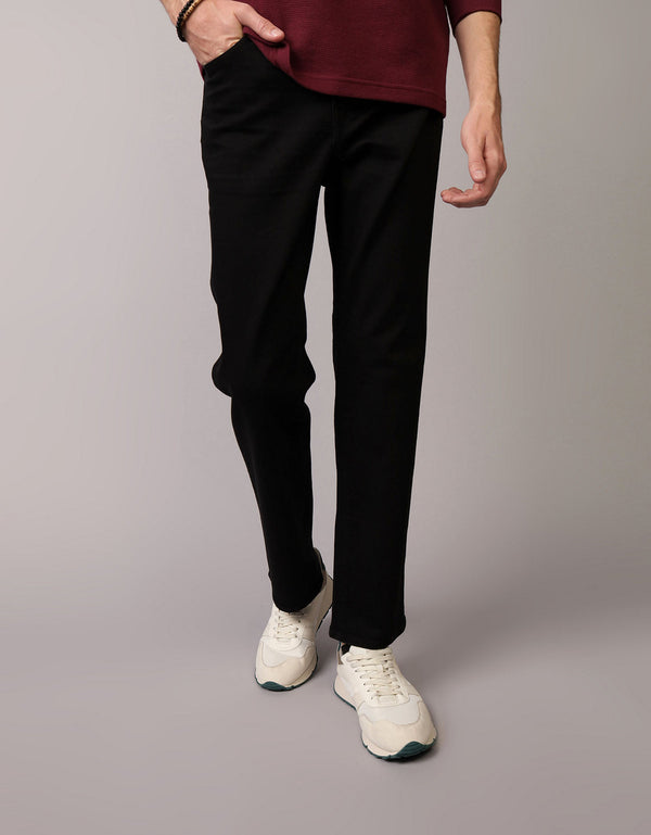 Jean Straight relajado Ae - Negro