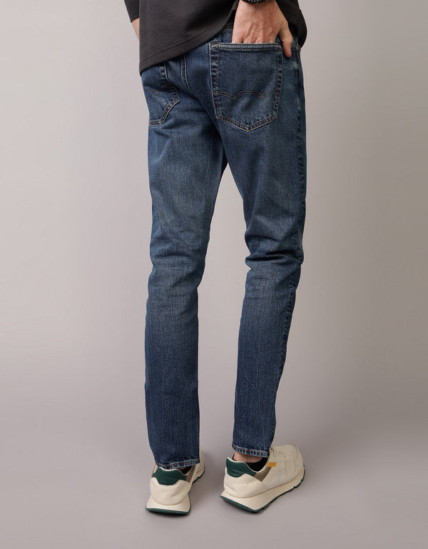 Jean Skinny Athletic con Stretch Hombre AE - Azul