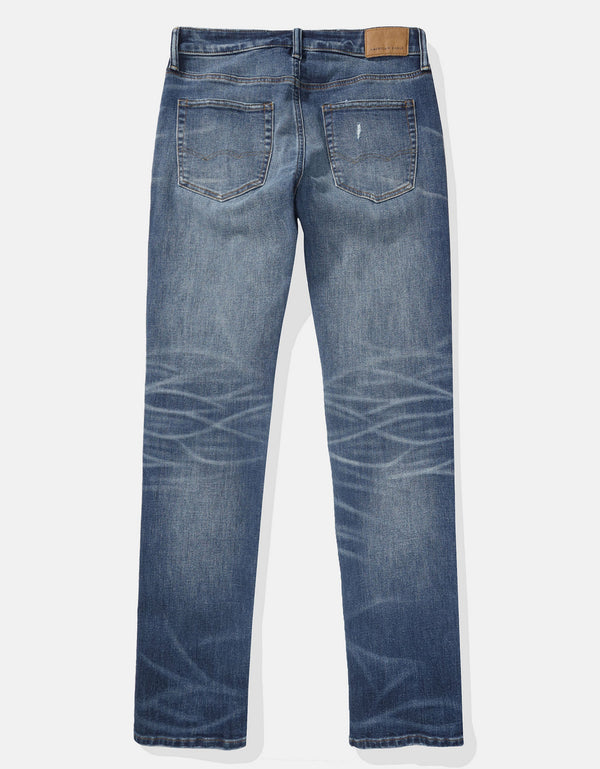 Jean  Slim Straight  con parche interno - Generico
