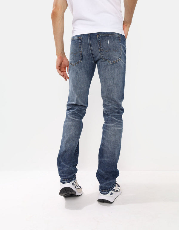 Jean  Slim Straight  con parche interno - Generico