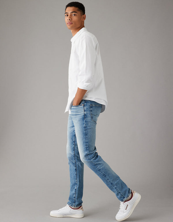 Jean Slim Straight - Azul