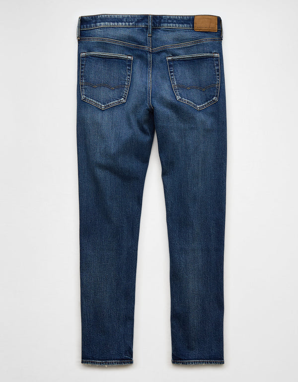 Jean Slim Straight bota recta Hombre AE - Azul