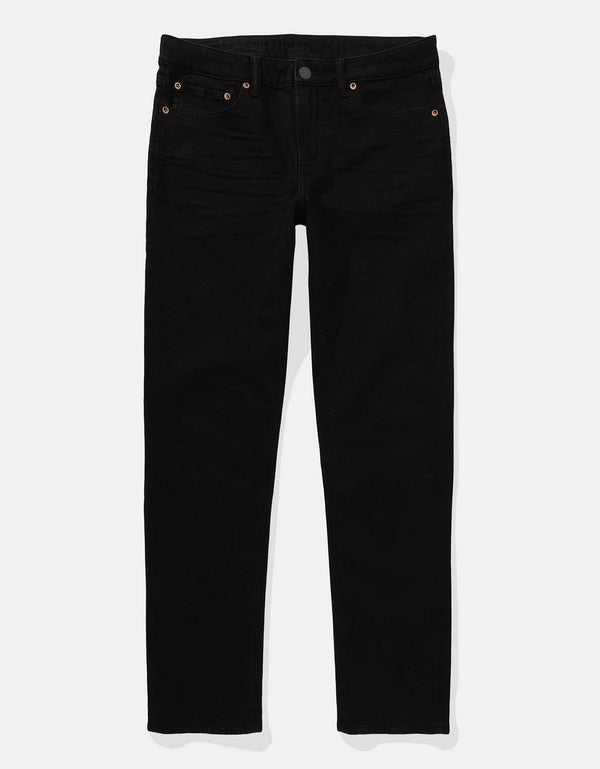Jean Slim corte recto Hombre AE - Negro