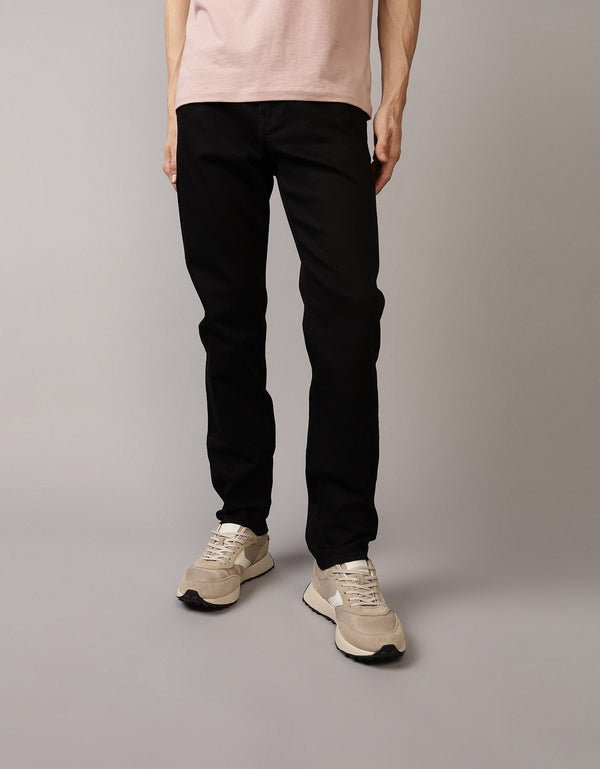 Jean Slim Straight con Stretch Hombre AE - Negro