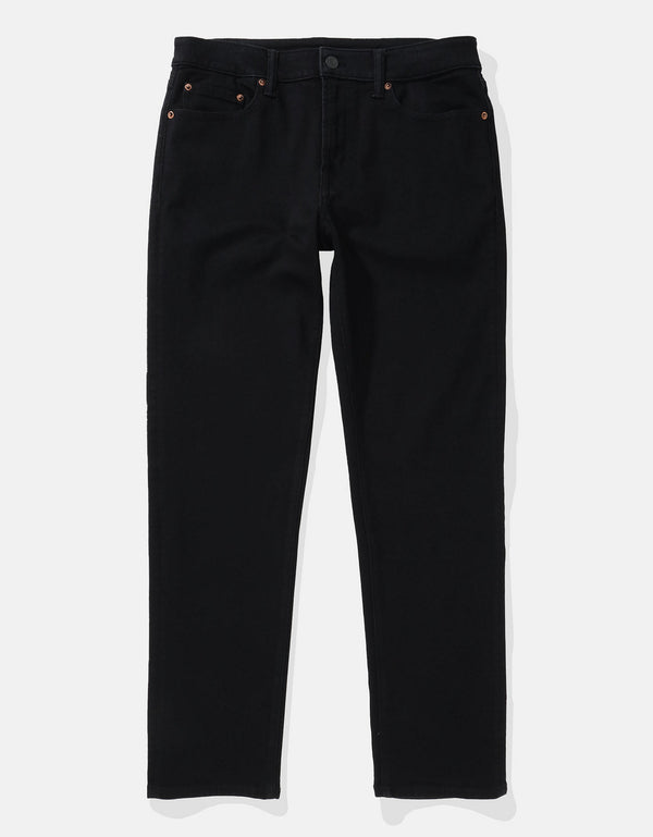 Jean Slim Straight con Stretch Hombre AE - Negro