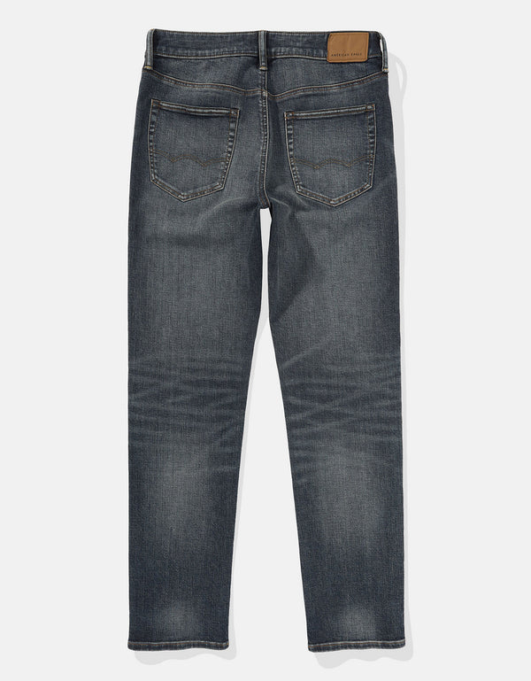 Jean slim bota recta de hombre AE - Azul