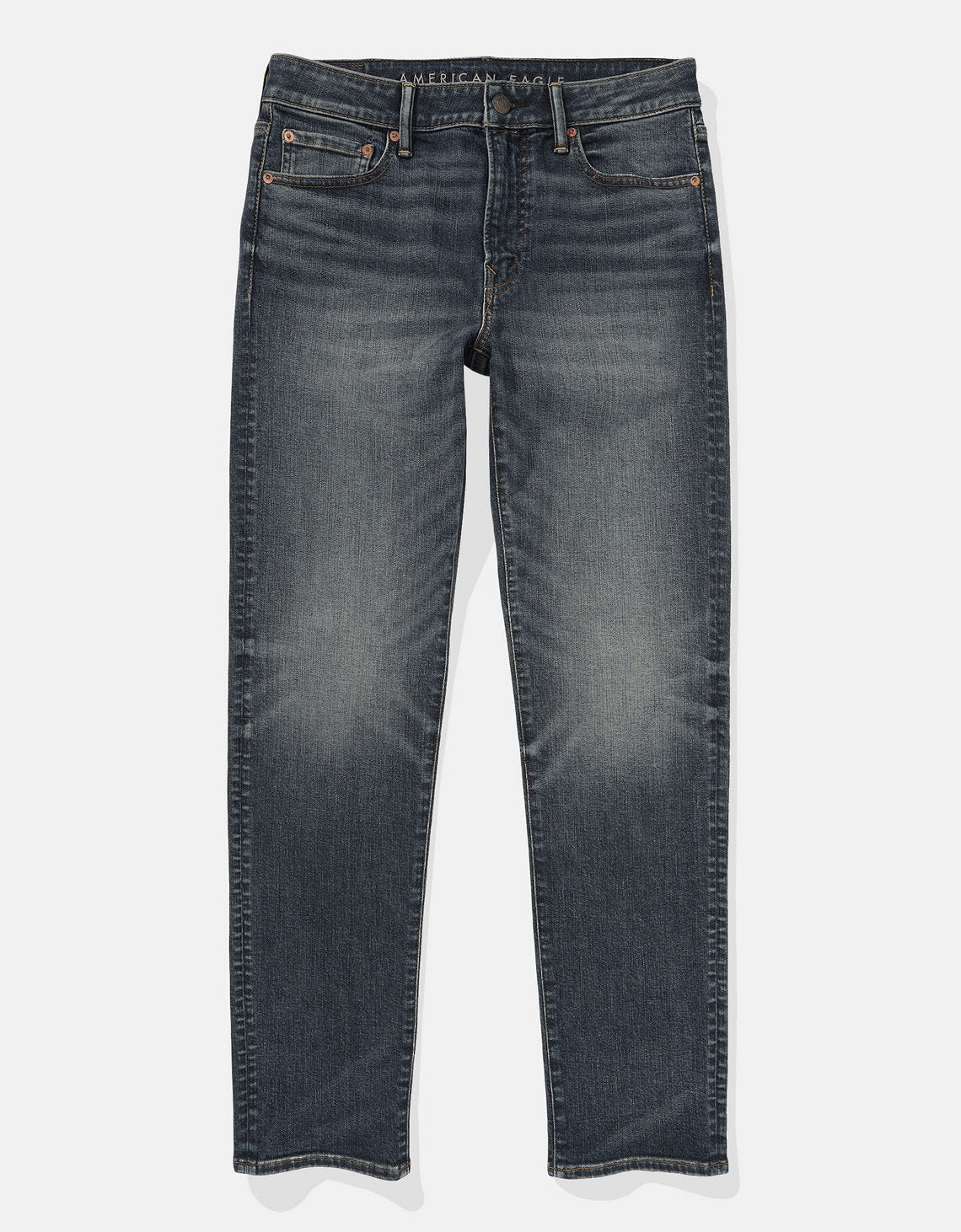 Jean slim bota recta de hombre AE - Azul 0116_7102_451_f