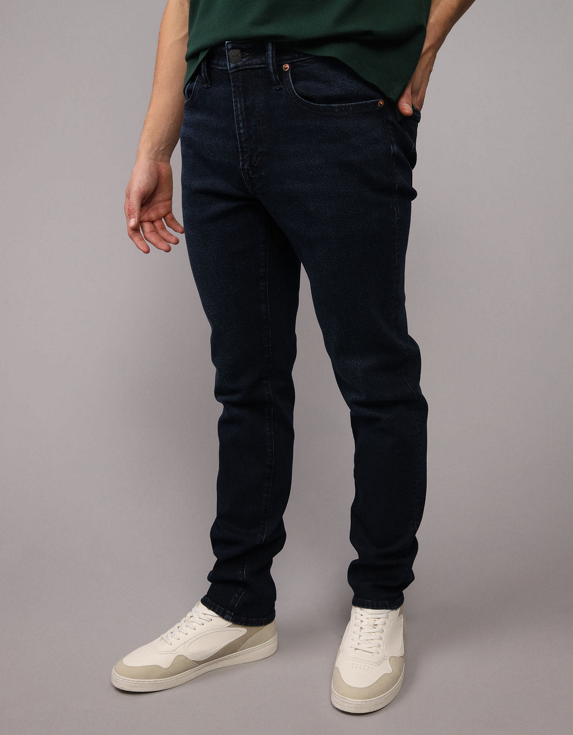 Ae Easyflex +tencel™ Fibras Parcheadas Jean Recto Ajustado - Generico 0116_7389_068_of