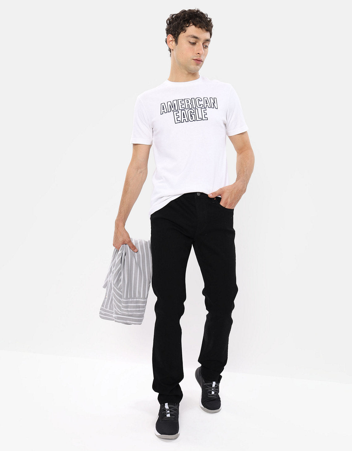Jean Slim para Hombre - Negro 0117_6611_001_of