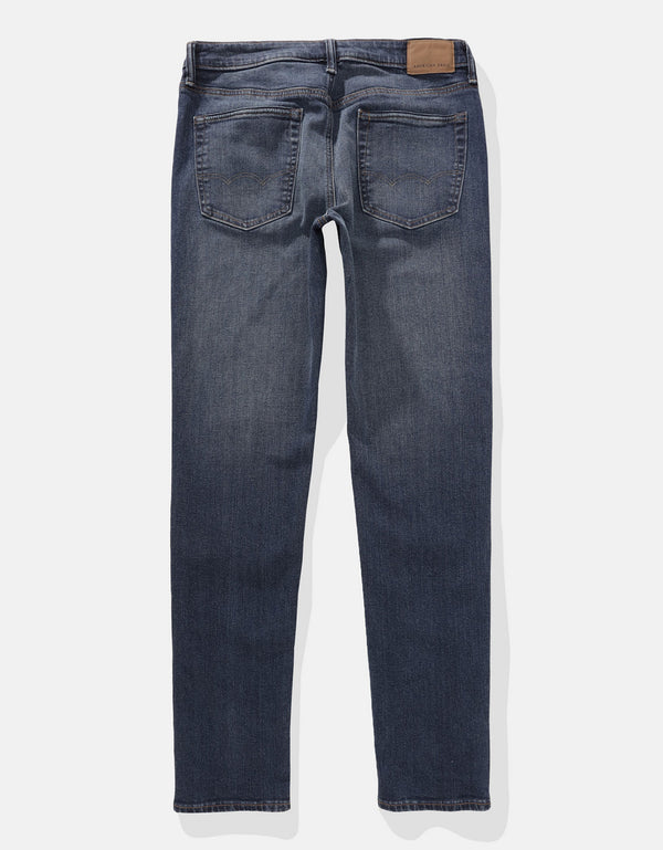 Jean Slim corte recto de hombre AE - Azul