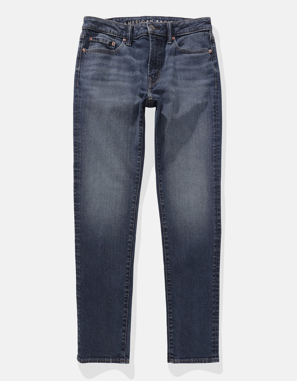Jean Slim corte recto de hombre AE - Azul 0117_7045_334_f