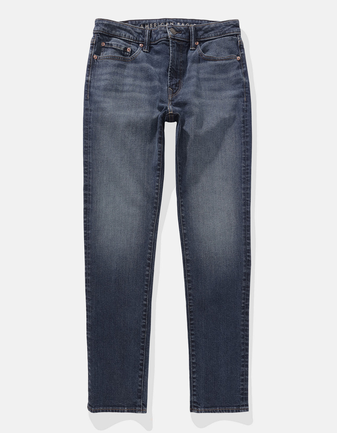 Jean Slim corte recto de hombre AE - Azul 0117_7045_334_f