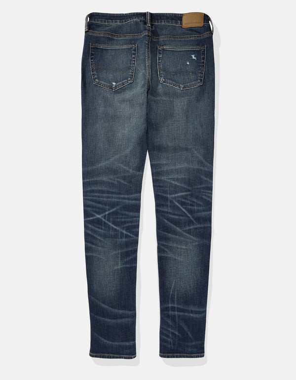 Jean Skinny con rotos Hombre AE - Negro