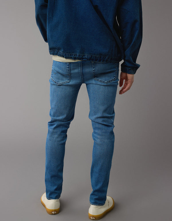 Jean AE ajustado de hombre - Azul