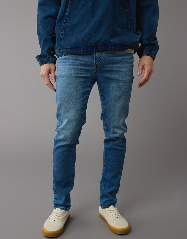 Jean AE ajustado de hombre - Azul