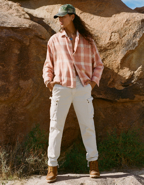 Pantalón Tipo Cargo Hombre AE - Blanco