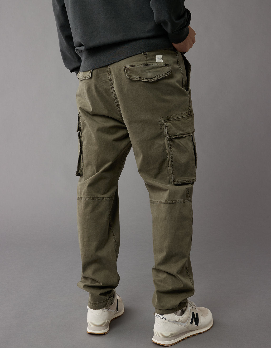 Pantalón Tipo Cargo Hombre AE - Verde 0123_4882_342_ob