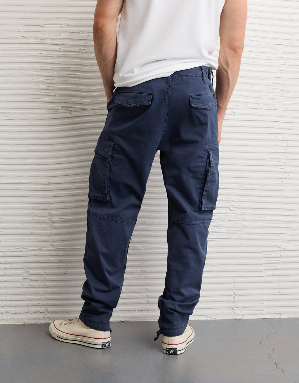 Pantalón Tipo Cargo Hombre AE - Azul 0123_4882_410_ob