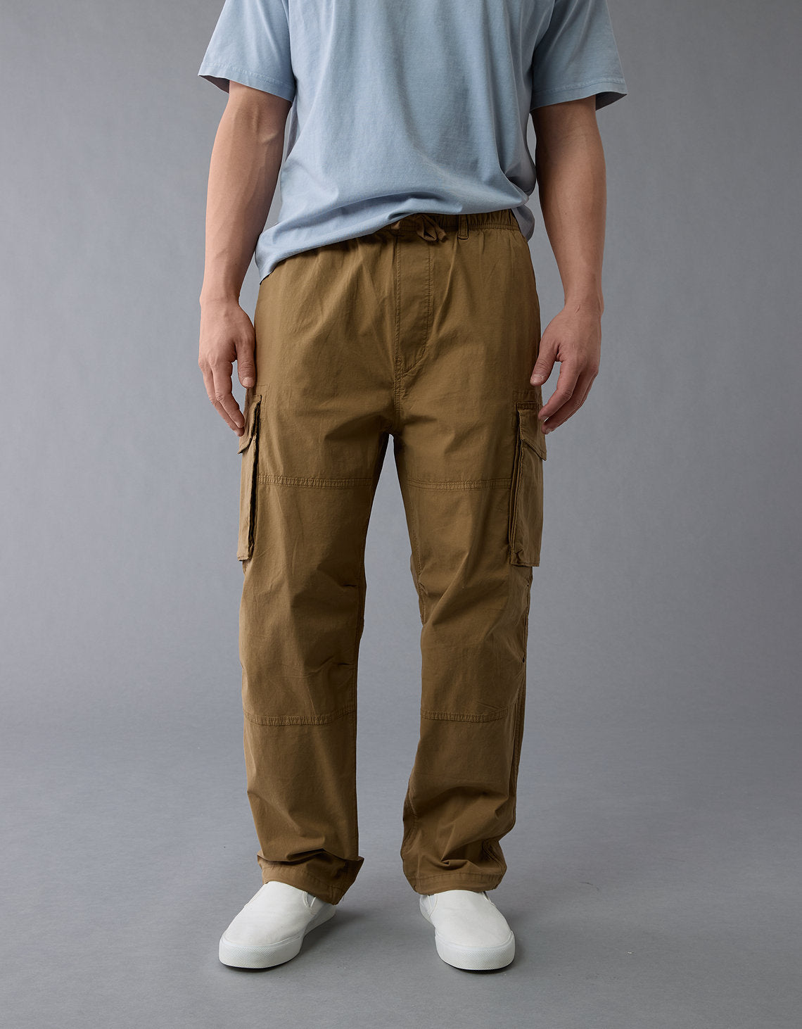 Pantalón Cargo Flex Holgado para Hombre - Caqui 0123_5057_238_of
