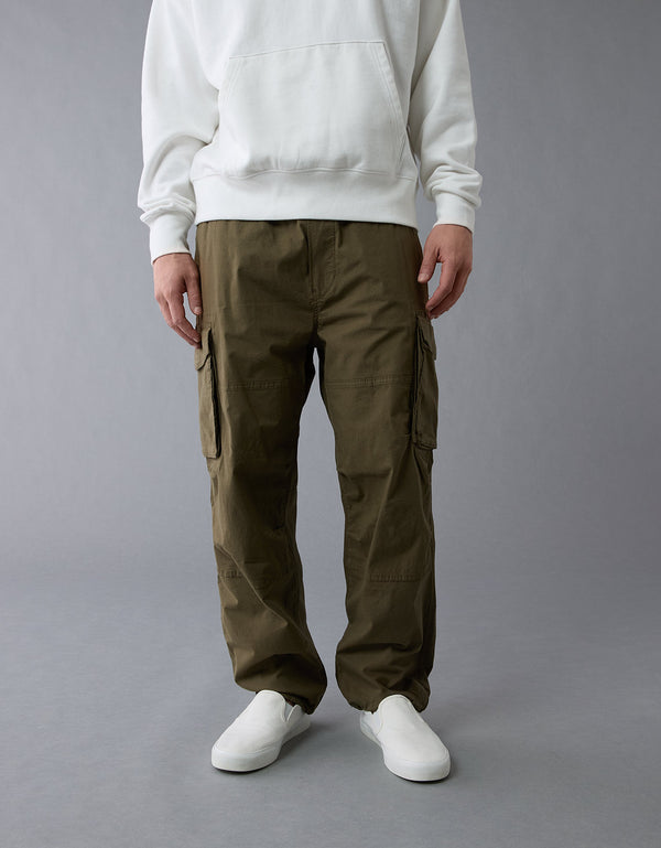 Pantalón Cargo Flex Holgado para Hombre - Generico