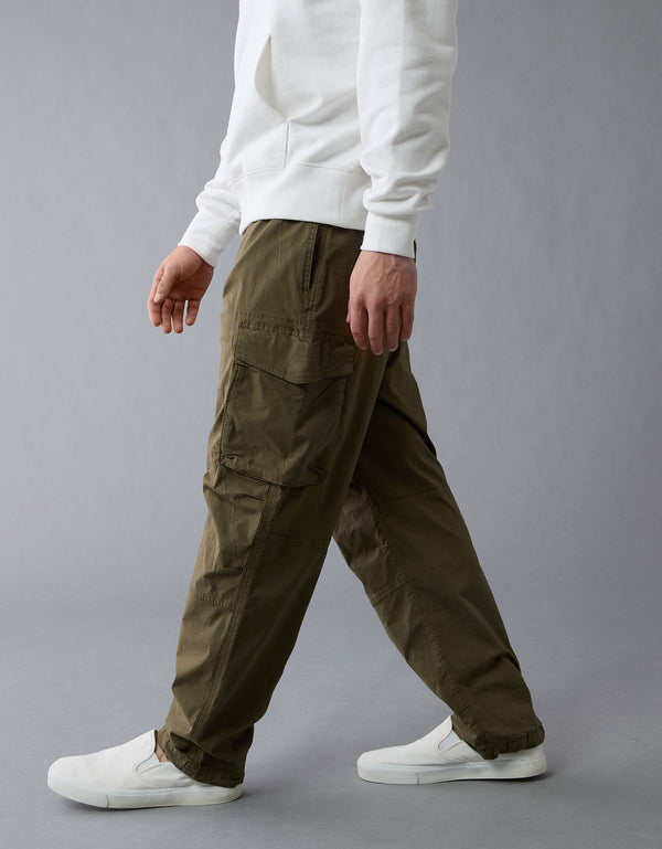 Pantalón Cargo Flex Holgado para Hombre - Generico
