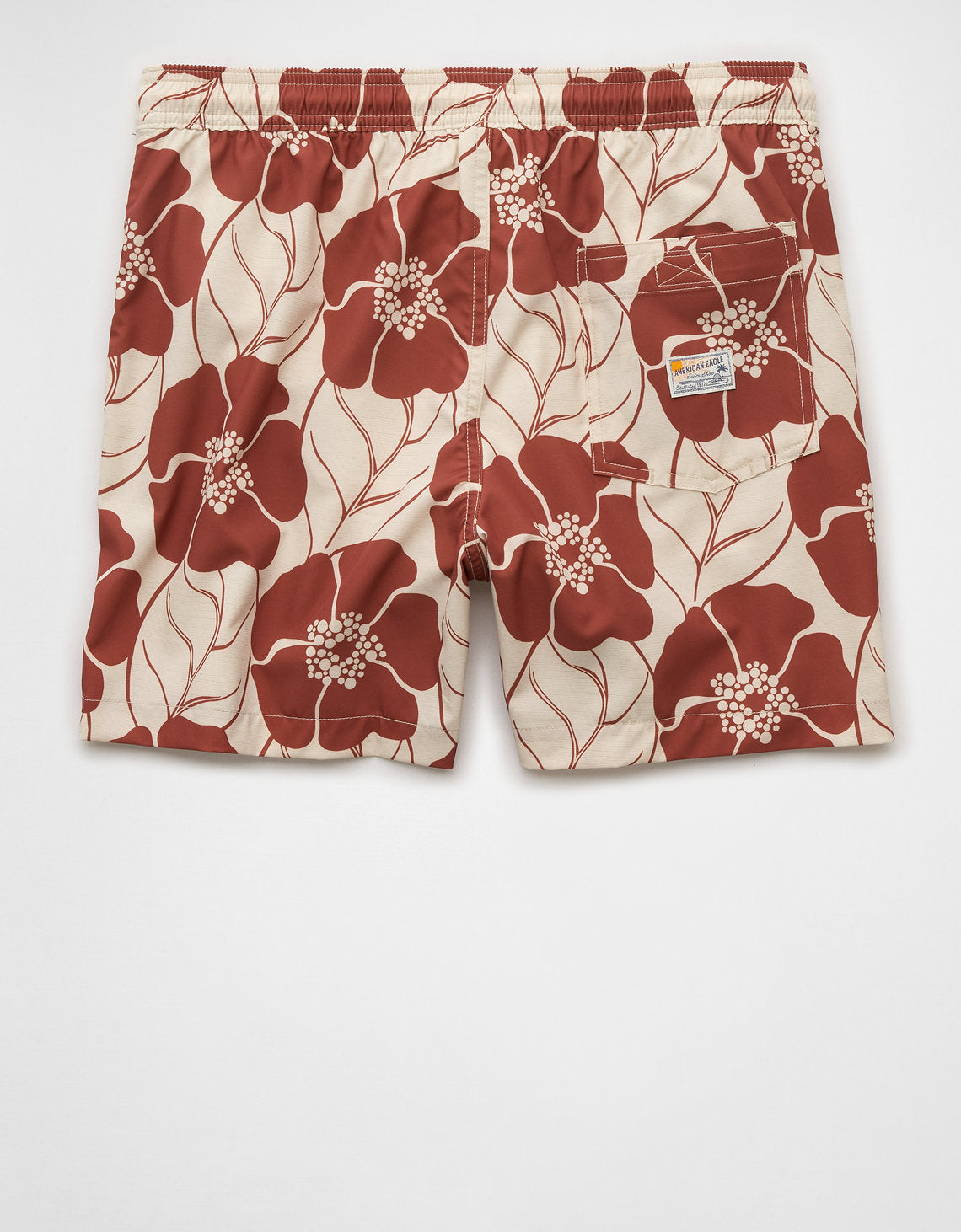 Short de baño con estampado de hombre AE - Rojo 0133_7888_620_b
