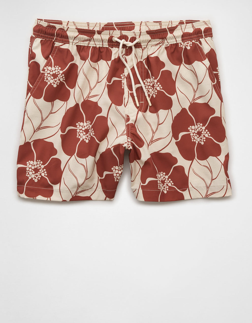 Short de baño con estampado de hombre AE - Rojo 0133_7888_620_f