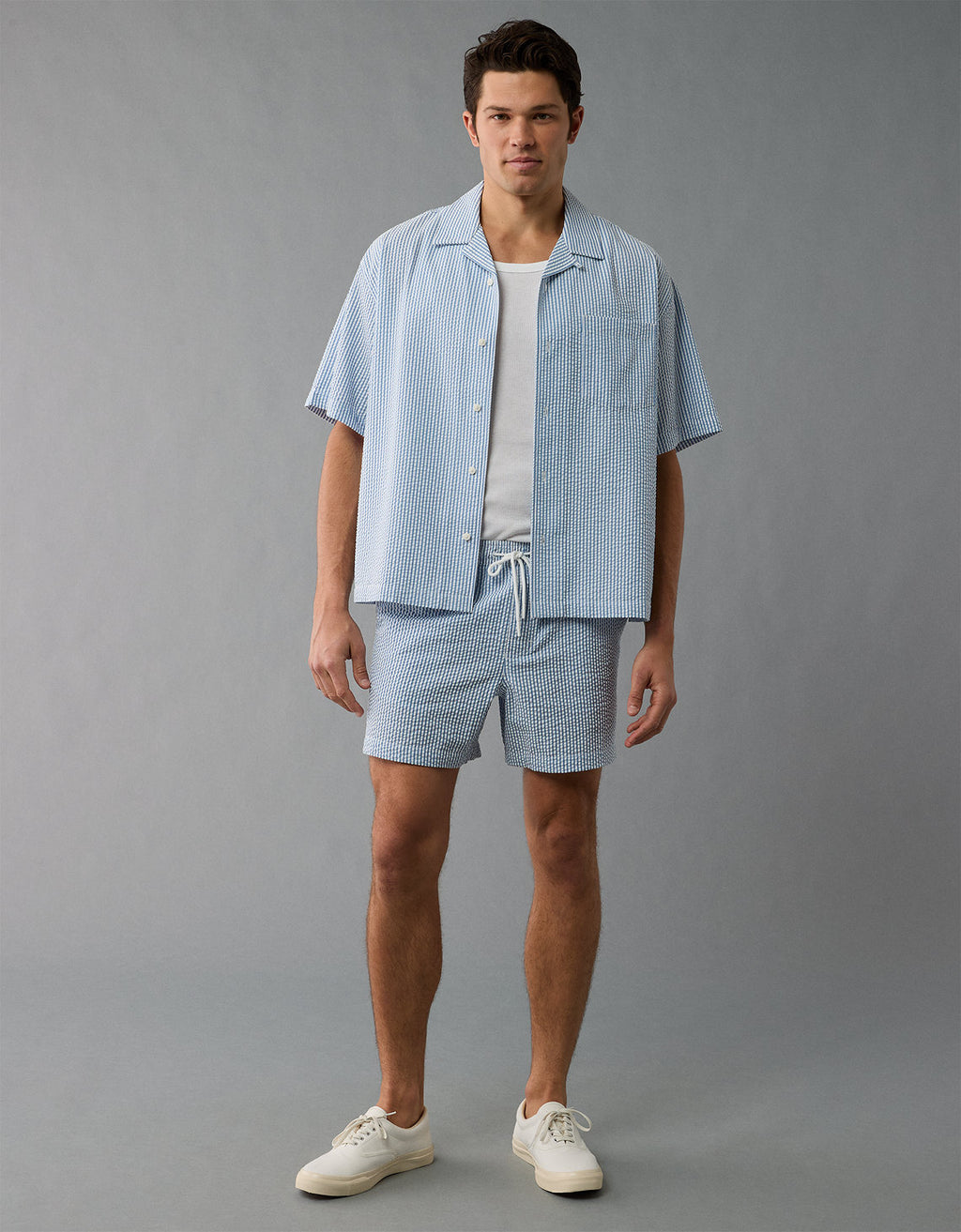 Bañador Flex 5 para Hombre de Ae - Azul 0133_7938_409_of