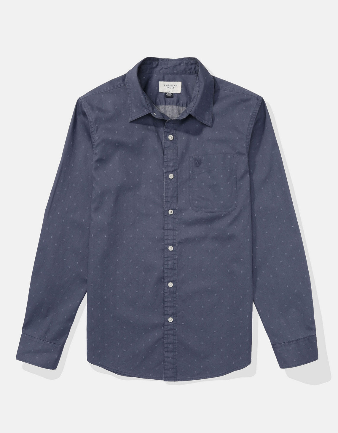 Camisa AE Slim fit Everyday - Azul 0150_2580_405_f