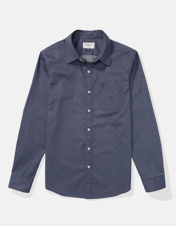 Camisa AE Slim fit Everyday - Azul