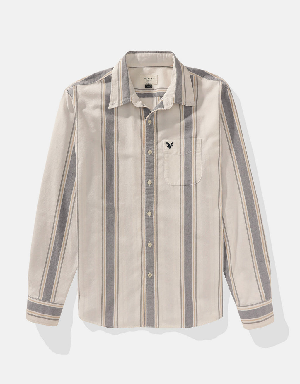 Camisa Slim de Rayas Manga Larga Hombre AE - Generico 0153_2103_164_f