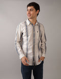 Camisa Slim de Rayas Manga Larga Hombre AE - Generico 0153_2103_164_of