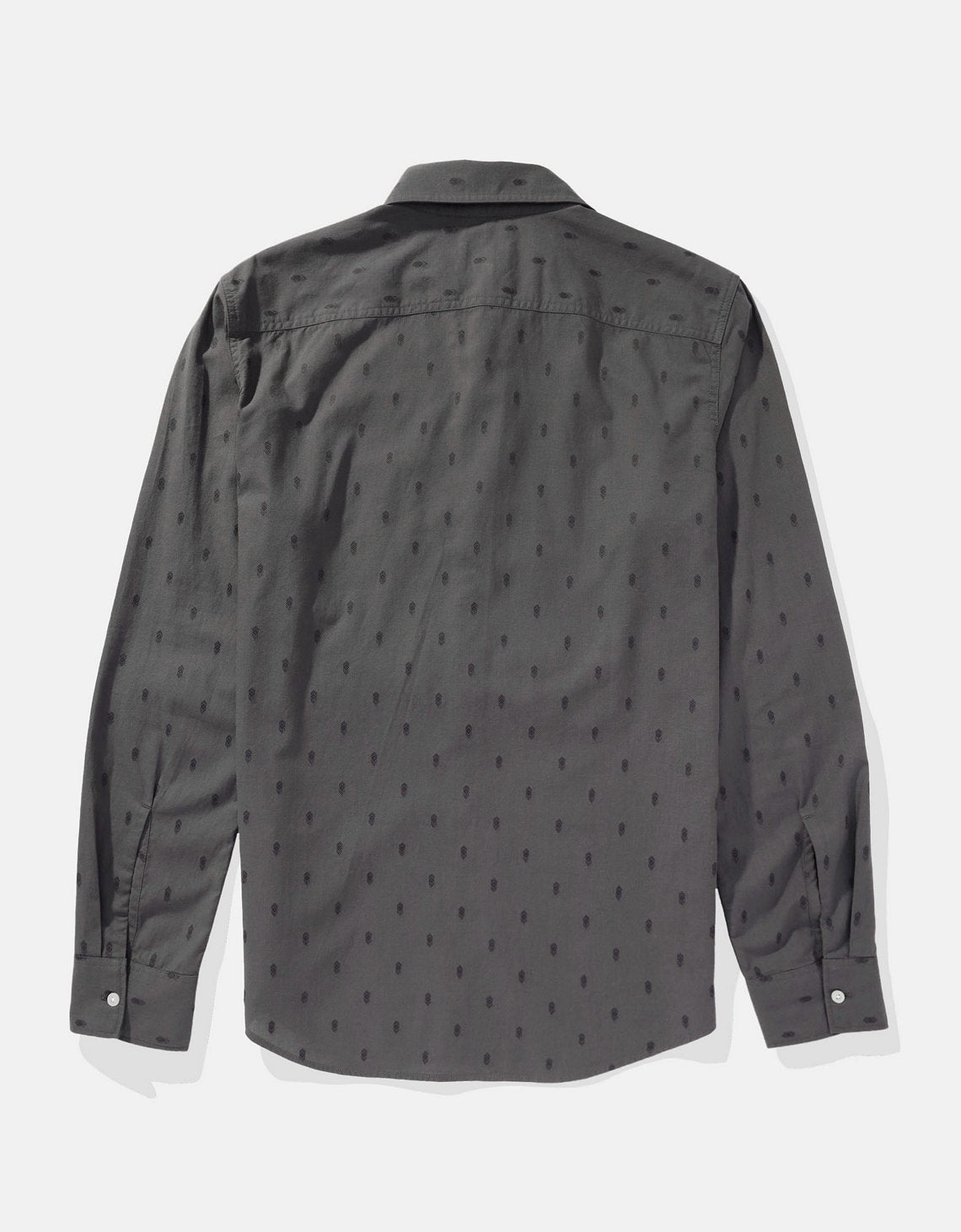Camisa Oxford estampada Manga Larga Hombre AE - Negro 0153_2643_167_b