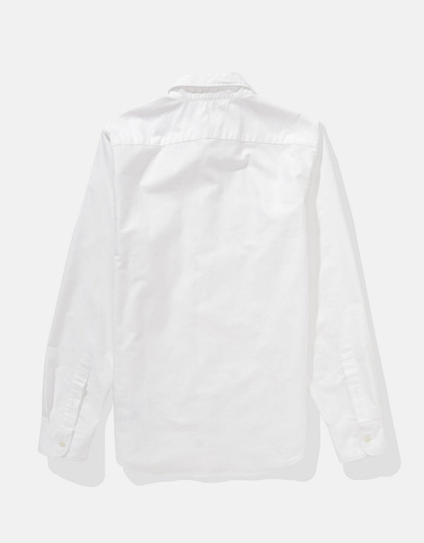 Camisa Everyday Slim Fit Manga Larga Ae - Blanco