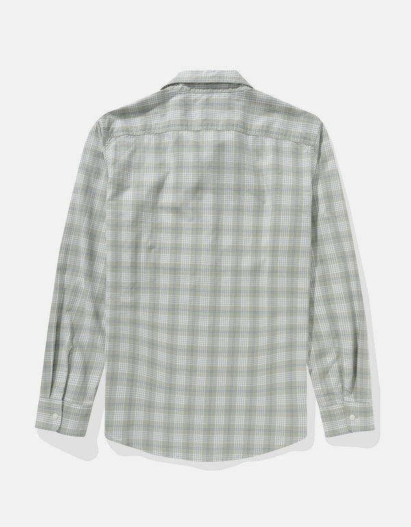 Camisa Everyday Slim Fit Manga Larga Ae - Verde