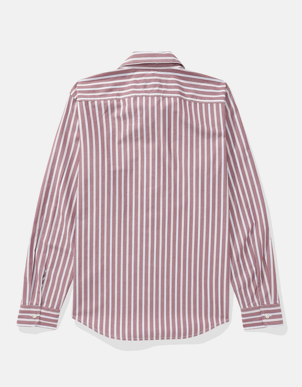 Camisa Everyday Slim Fit Manga Larga Ae - Rojo 0153_2722_663_b