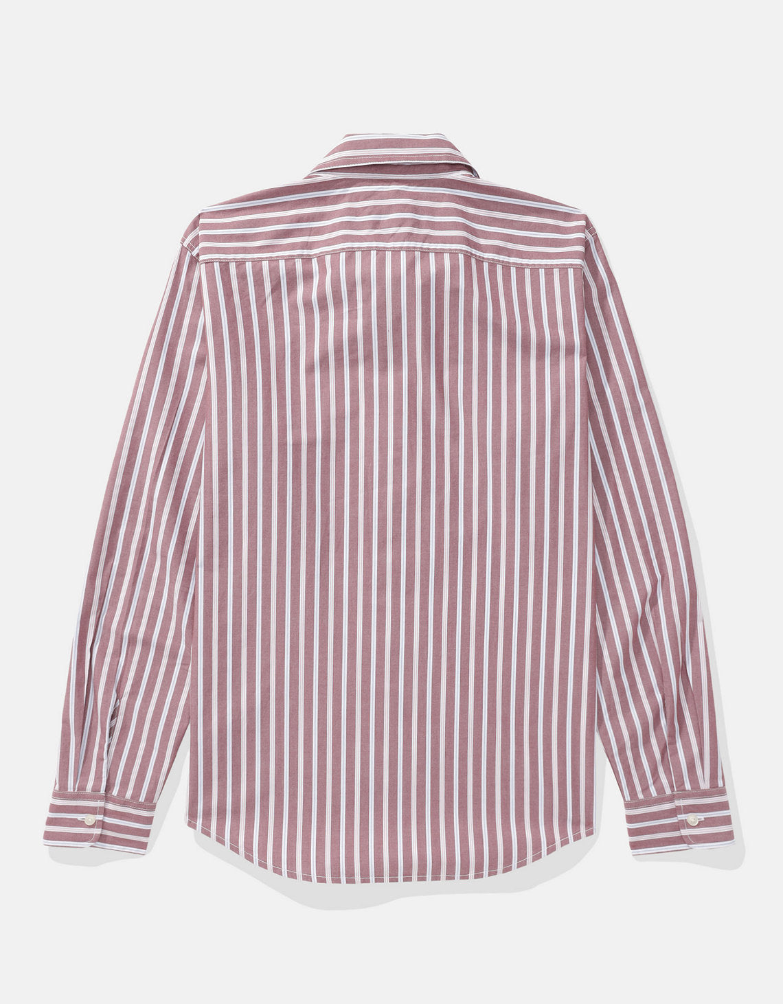 Camisa Everyday Slim Fit Manga Larga Ae - Rojo 0153_2722_663_b