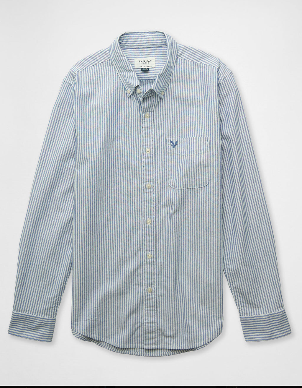 Camisa de Oxford Slim Fit Everyday Ae - Blanco 0153_2830_112_f