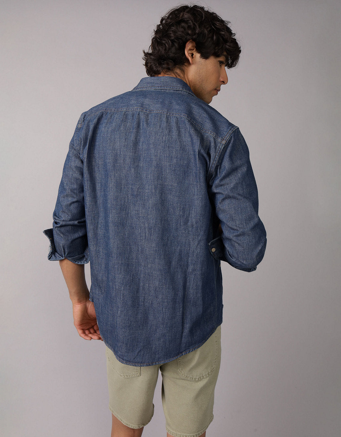 Camisa de mezclilla de manga larga Ae - Generico 0153_2954_534_ob