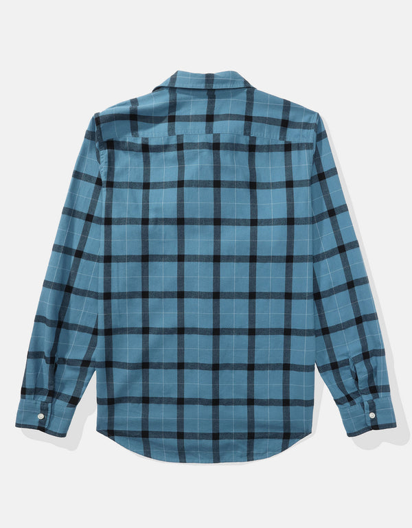 Camisa Slim Fit Everyday Ae - Azul